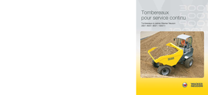 Bennes sur pneus Wacker Neuson 3001