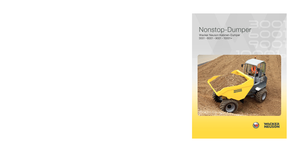 Bennes sur pneus Wacker Neuson 3001