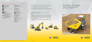 Bennes sur pneus Wacker Neuson 3001