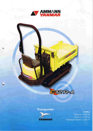Bennes à chenilles Yanmar C 12 RB