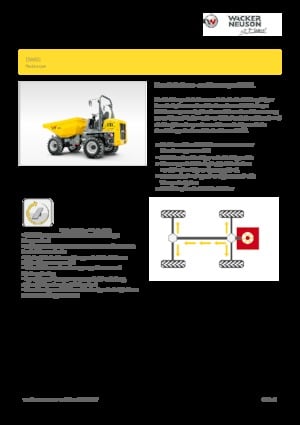 Bennes sur pneus Wacker Neuson DW60