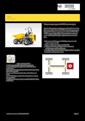 Bennes sur pneus Wacker Neuson DW60