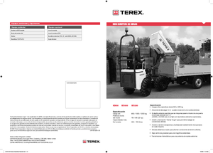Bennes sur pneus Terex HD 1200