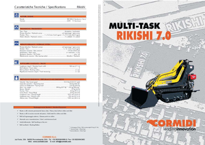 Bennes à chenilles Cormidi Rikishi 5.5 B