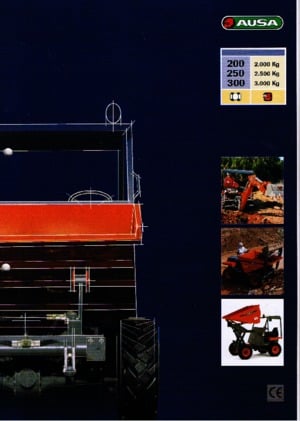 Bennes sur pneus Ausa 300 RHG