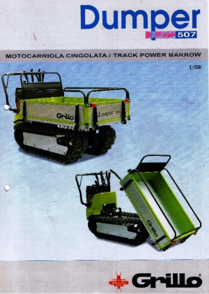 Bennes à chenilles Grillo 507