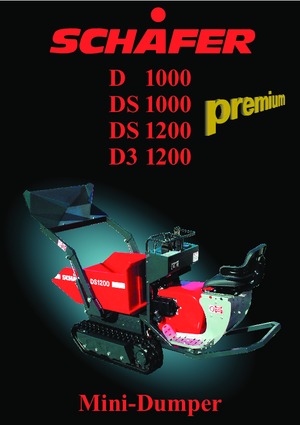 Bennes à chenilles SCHÄFER DS 1200