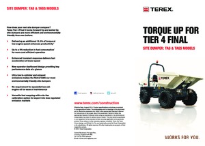 Bennes sur pneus Terex TA 6 S