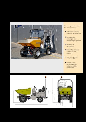 Bennes sur pneus Bergmann 1160 RK