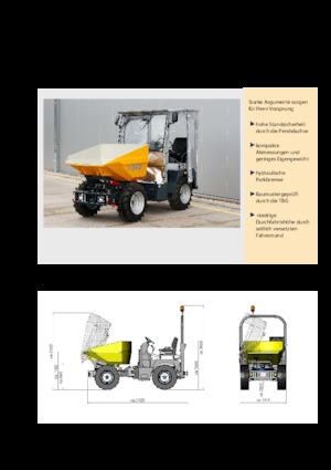 Bennes sur pneus Bergmann 1200R