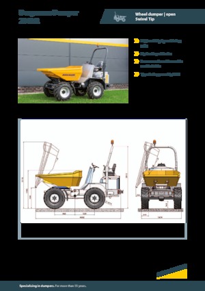 Bennes sur pneus Bergmann 2040R