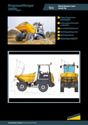 Bennes sur pneus Bergmann 2060R Plus