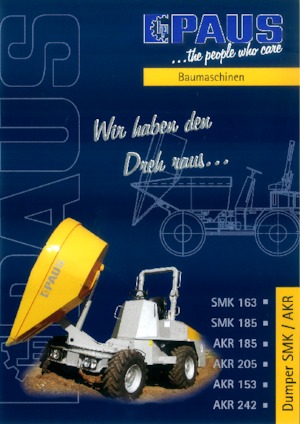 Bennes sur pneus Paus AKR 205