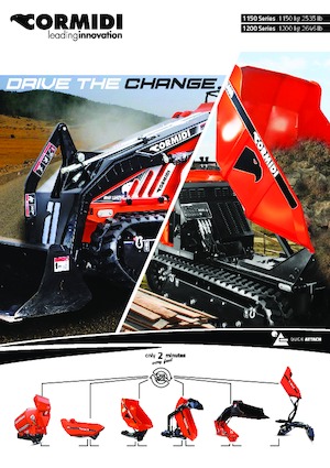 Bennes à chenilles Cormidi C 1200