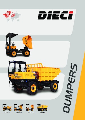 Bennes sur pneus Dieci DP 1000 PA