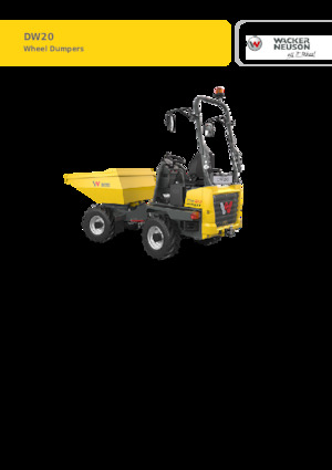 Bennes sur pneus Wacker Neuson DW20-2