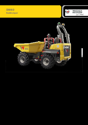 Bennes sur pneus Wacker Neuson DW60-2