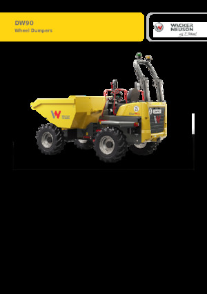 Bennes sur pneus Wacker Neuson DW90-2