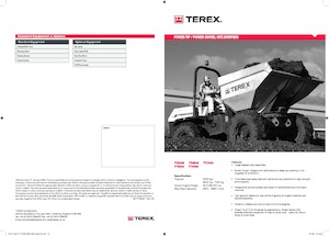 Bennes sur pneus Terex PT 5000