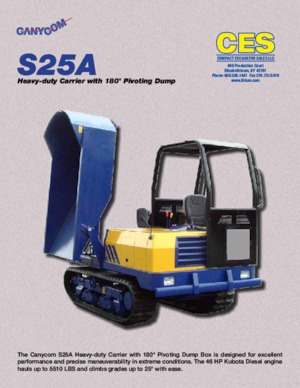 Bennes à chenilles Kato S25A