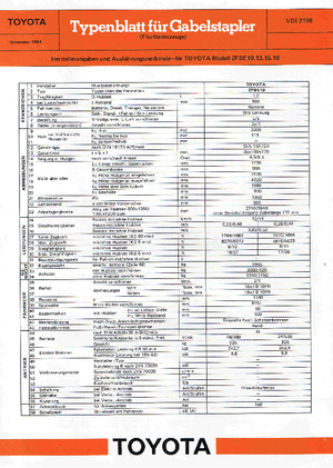 Chariots élevateurs frontaux  electriques Toyota 2 FBE 15-48