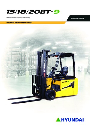 Chariots élevateurs frontaux  electriques Hyundai 20 BT 9 ac