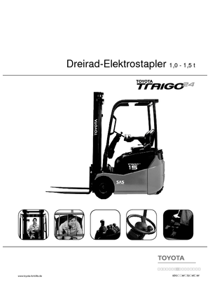 Chariots élevateurs frontaux  electriques Toyota 7 FBEST 15 