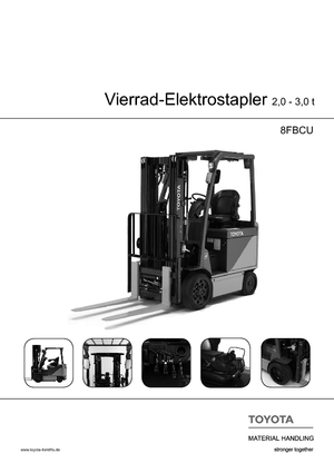 Chariots élevateurs frontaux  electriques Toyota 8 FBCU 25