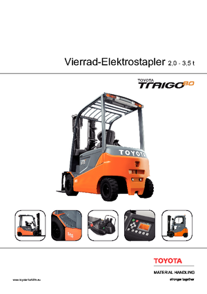 Chariots élevateurs frontaux  electriques Toyota 8 FBMT 30