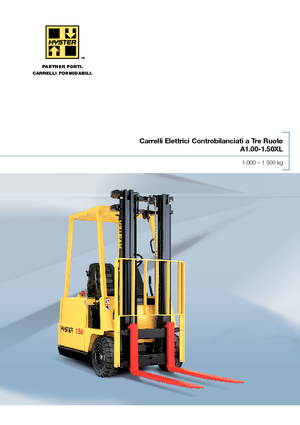 Chariots élevateurs frontaux  electriques Hyster A 1.50 XL