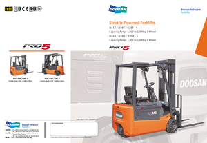 Chariots élevateurs frontaux  electriques Doosan B 18 T