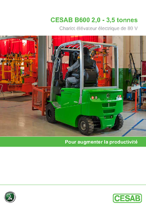 Chariots élevateurs frontaux  electriques Cesab B 625 L