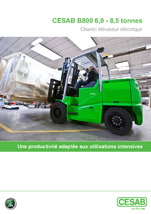 Chariots élevateurs frontaux  electriques Cesab B 860