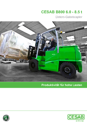 Chariots élevateurs frontaux  electriques Cesab B 860