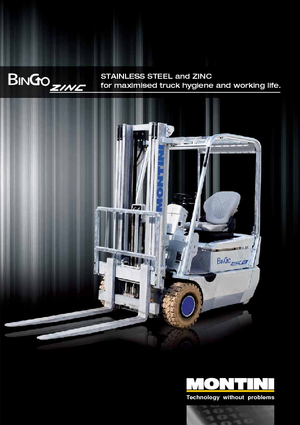 Chariots élevateurs frontaux  electriques Montini Bingo Zinc 183