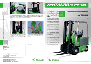Chariots élevateurs frontaux  electriques Cesab cenTAURO 250 AC 80 V
