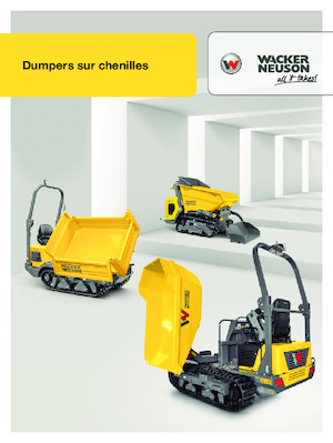 Tombereaux électriques sur chenilles Wacker Neuson DT10e