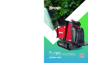 Tombereaux électriques sur chenilles Hinowa HS701E