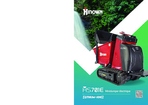 Tombereaux électriques sur chenilles Hinowa HS701E