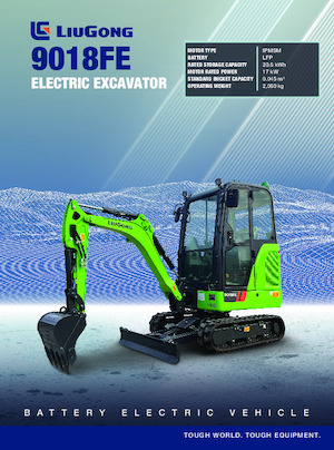 Pelles électriques sur chenilles Liugong 9018FE