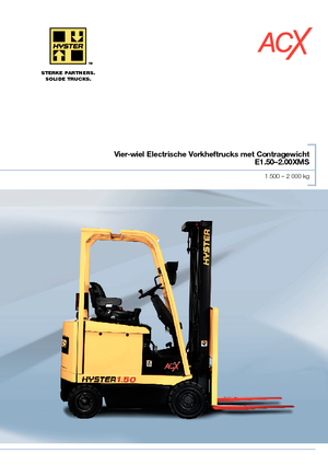 Chariots élevateurs frontaux  electriques Hyster E 1.75 XM