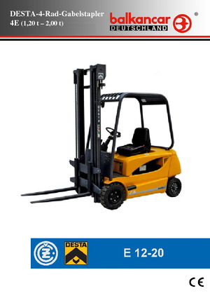 Chariots élevateurs frontaux  electriques Desta E 20 ac