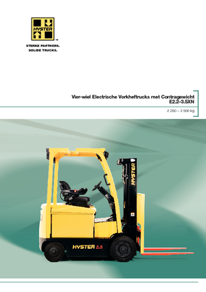 Chariots élevateurs frontaux  electriques Hyster E3.0XN