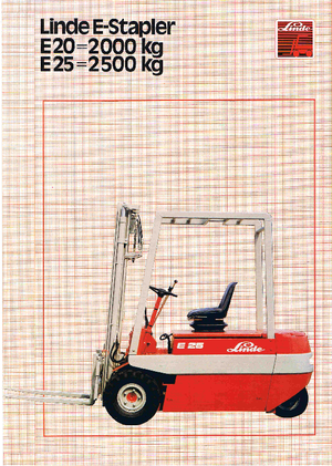 Chariots élevateurs frontaux  electriques Linde E 25
