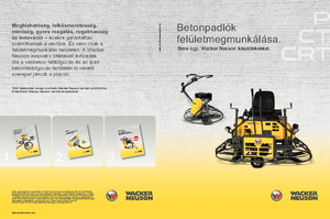 Truelles à conducteur accompagnant Wacker Neuson CT 36-400 E