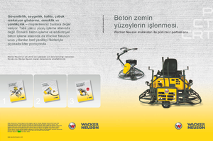 Truelles à conducteur accompagnant Wacker Neuson CT 36-400 E