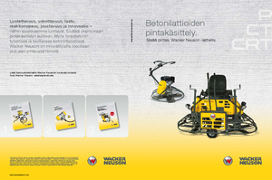 Truelles à conducteur accompagnant Wacker Neuson CT 36-400 E