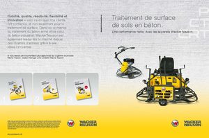 Truelles à conducteur accompagnant Wacker Neuson CT 36-400 E