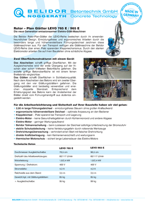 Truelles à conducteur accompagnant Belidor-Noggerath Levo 965 E