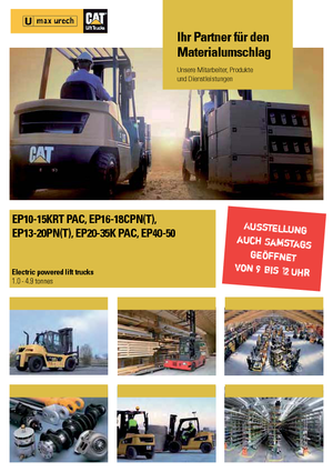 Chariots élevateurs frontaux  electriques Caterpillar EP35K PAC